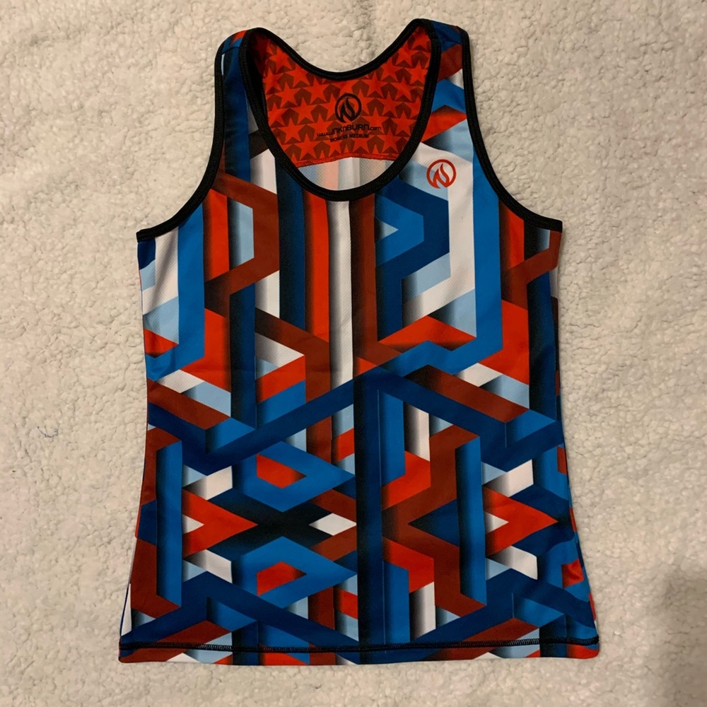 InknBurn - red white and blue